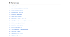 Desktop Screenshot of datastory.cz